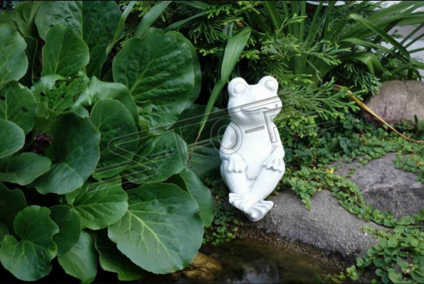 Garden Decoration Frog Terrace Decorative Stone Figure Figurine Statue