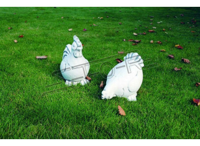 Garden Decoration Hen Terrace Stone Figures Figure Deco Statue