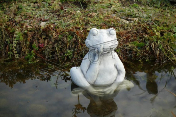 Garden decoration frog terrace decorative stone figurines figure statue