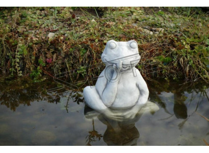 Garden decoration frog terrace decorative stone figurines figure statue