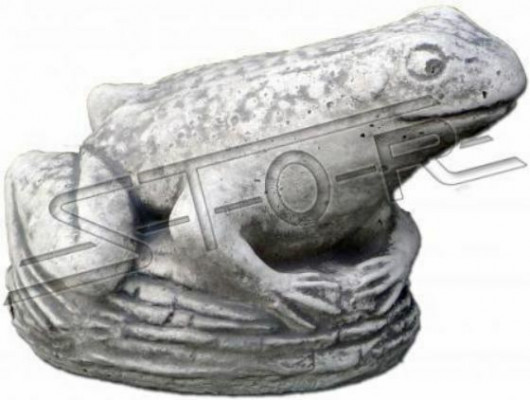 Garden Decoration Frog Terrace Stone Figurines Figure Deco Statue