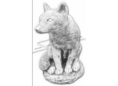 Garden decoration fox terrace stone figurines figure decorative statue