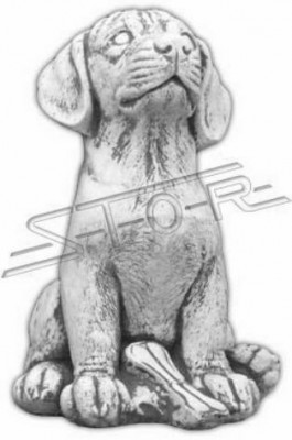 Garden decoration dog terrace stone figures figurine decor statue