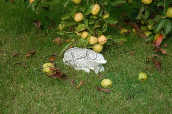 Garden decoration hedgehog terrace stone figures figurine decor statue