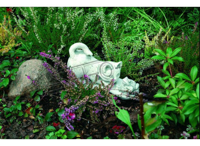 Garden decoration cat statue sculpture figurines white sculptures design