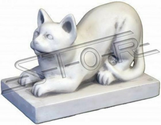 Garden decoration cat terrace decorative stone figures figure statue