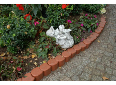 Garden decoration cat terrace stone decorative figurines figure statue