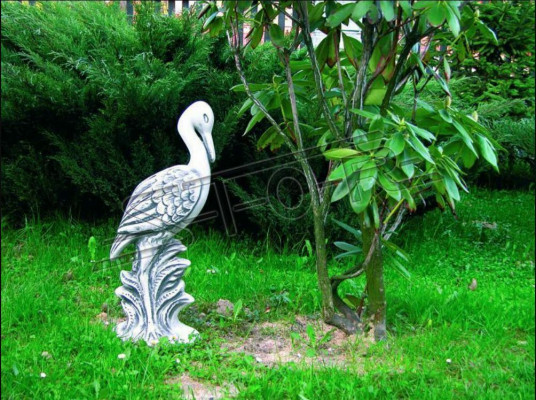 Garden decoration crane terrace stone figures statue sculpture
