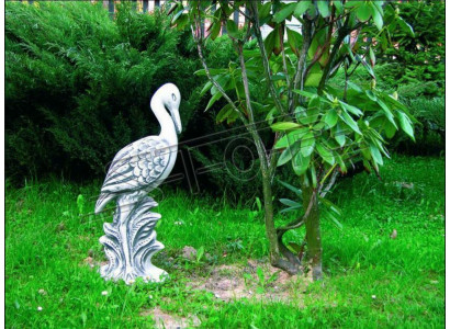 Garden decoration crane terrace stone figures statue sculpture