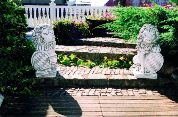 Garden decoration lion statue nature sculpture figures sculptures designer
