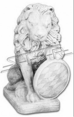 Garden decoration lion statue nature sculpture figures sculptures designer
