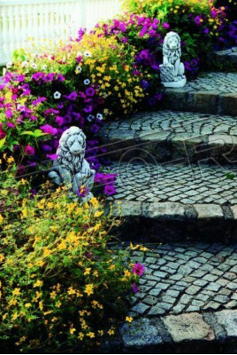 Garden decoration lion statue sculpture figures sculptures designer