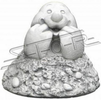Garden decoration mole terrace stone figure figurine decor statue