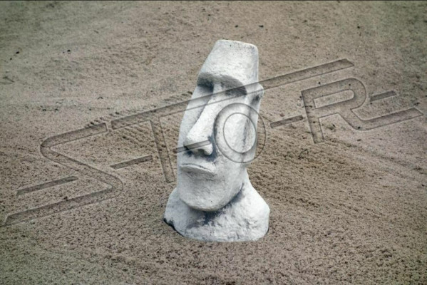 Garden decoration Moai terrace stone figures figure decorative statue