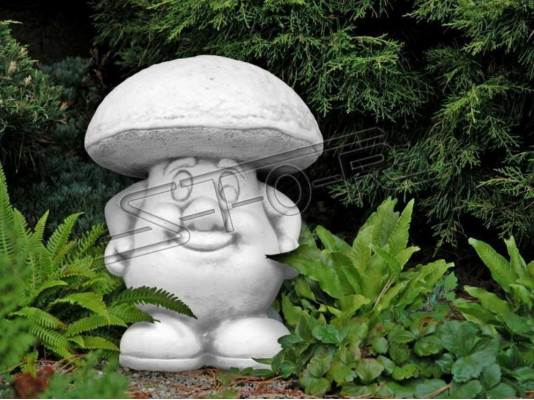 Garden decoration mushroom terrace stone decor figure figures nature statue