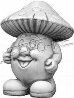 Garden decoration mushroom terrace stone figure figures decor nature statue
