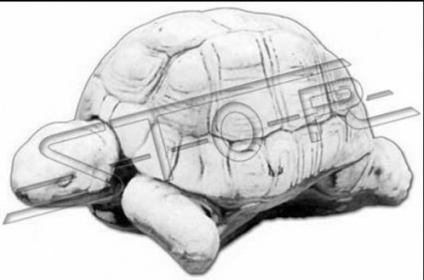 Garden Decoration Turtle Terrace Stone Figures Figure Decor Statue