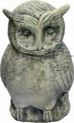 Garden nature decoration owl terrace stone figures figure decorative statue