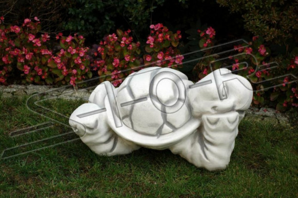 Garden turtle decoration terrace stone figure decor statue