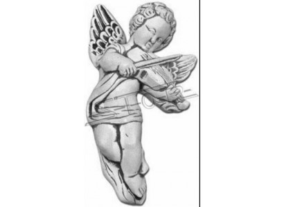 Garden figure angel fountain 25cm pond figure humans cast stone