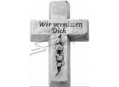 Grave Angel Cross Classic Grave Decoration Tomb Ornament Stone Decoration Statue