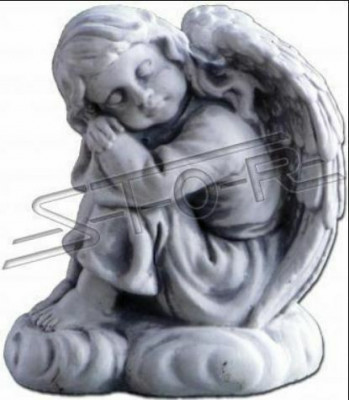 Grave Angel Cross Grave Decor Grave Decoration Stone Statue Classic