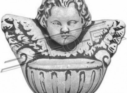 Grave angel cross grave decoration grave ornament stone decoration statue
