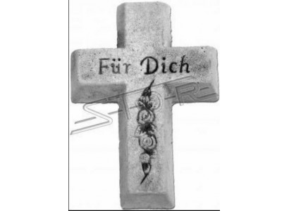 Grave Angel Cross Grave Decoration Monument Decor Stone Classic Decoration Statue
