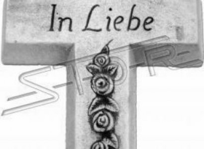 Guardian Angel Cross Grave Decoration Stone Ornament Figure