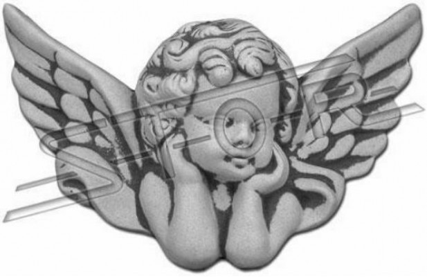 Grave ornament grave stone decoration angel figure sculpture God holy