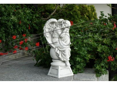 Grave ornament grave stone decoration figure sculpture angel God decoration holy