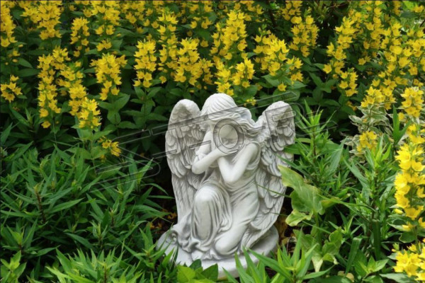 Grave decoration tombstone angel figure sculpture God holy 36cm