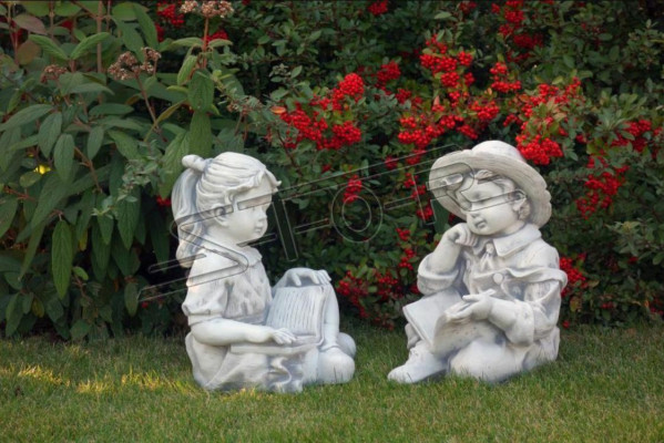 Young boy 44cm figure statue figures sculpture statues garden