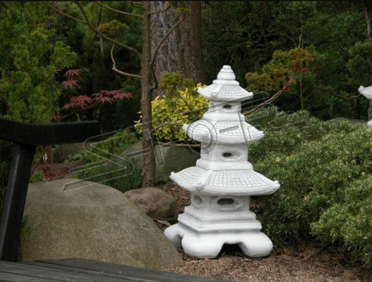 Japanese garden lamp decoration lighting bird bath