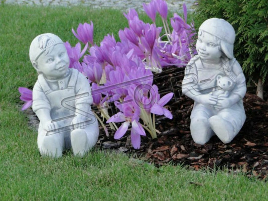 Young Boy 34cm Figure Statue Figures Sculpture Statues Garden
