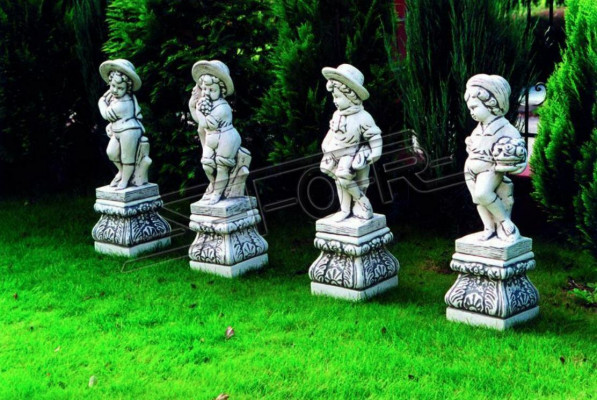 Young 70cm Figure Statue Figures Sculpture Statues Garden White Decoration