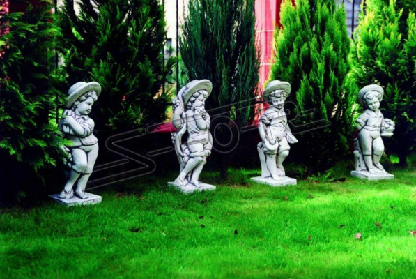 Young 70cm Figure Statue Figures Sculpture Statues Garden White Decoration