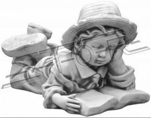 Young boy 31cm figure statue figurines sculpture statues garden decoration
