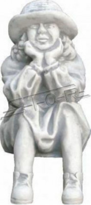 Young Seated Figure Statue Figures Sculpture Statues Garden Decoration
