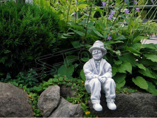 Young Seated Figure Decorative Statue Figurines Sculpture Statues Garden