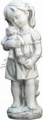 Child 44cm Sculpture Design Figure Statue Garden Figures Statues