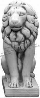 Lion Garden Figurine Decorative Terrace Garden Sculpture Figures Sculptures