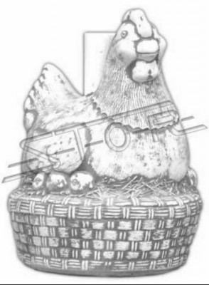Chick Chicken Garden Figure Statue Figures Statues Sculpture Decoration
