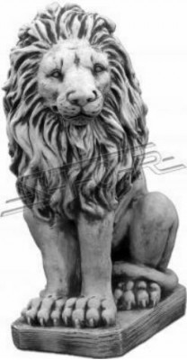 Lion Decorative Garden Figure Terrace Garden Sculpture Figures Sculptures