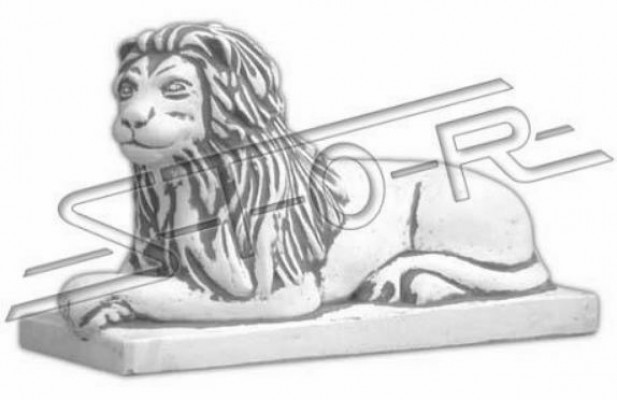Lion Lying Statue Figure Garden Terrace Decoration Sculpture