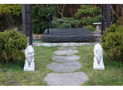 Lion garden statue patio garden decor sculpture figures sculptures statues