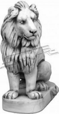 Lion Garden Figure Terrace Garden Sculpture Figures Decor Sculptures Statues