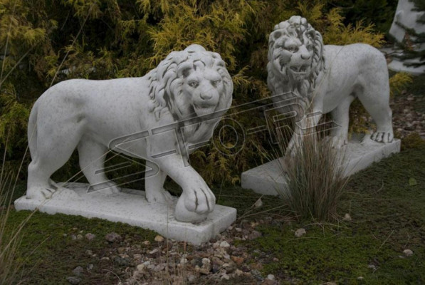 Lion garden figure terrace garden sculpture figures sculptures