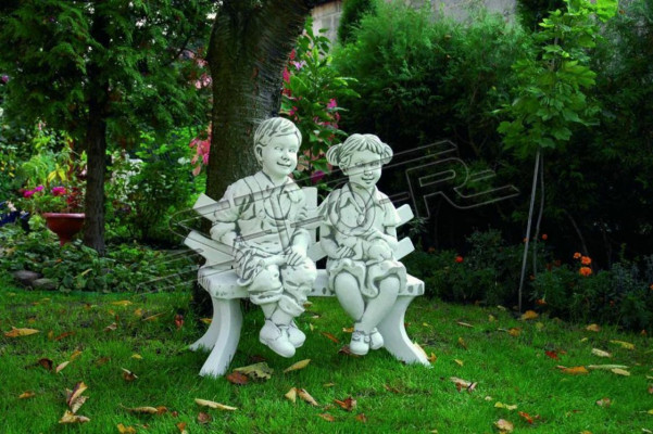 Girl Seated Figure Statue Decorative Sculpture Statues Garden