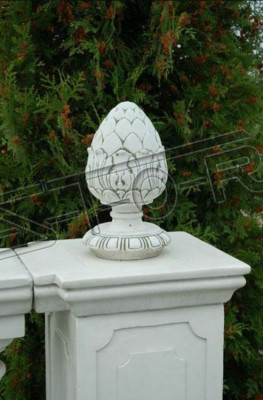 Wall decor flower vase vessel garden terrace decoration statue